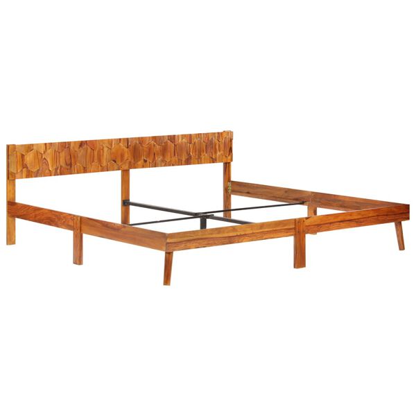 vidaXL Bed Frame without Mattress Solid Wood 200x200cm