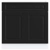 vidaXL Kitchen Base Cabinet&nbsp;Porto Black Engineered Wood