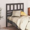 vidaXL Bed Headboard Grey 81x4x100 cm Solid Wood Pine