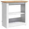 vidaXL Aquarium Stand PANAMA White and Brown 60 x 30 x 60 cm 150 kg