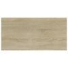 vidaXL Bookshelf Boards 4 pcs Sonoma Oak 40x20x1.5 cm Engineered Wood