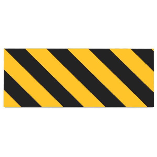 vidaXL Wall Protectors 6 pcs Yellow&Black 50x10x2 cm EVA Foam