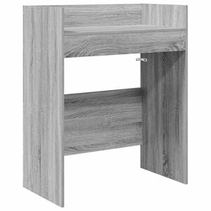 vidaXL DJ Table Grey Sonoma 102 x 45 x 102 cm Engineered Wood