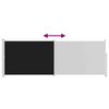 vidaXL Retractable Side Awning 160 x 500 cm Black