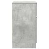 vidaXL Bedside Cabinet Concrete Grey 39x35x65 cm Engineered Wood