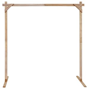 vidaXL Wedding Arch Light Brown 225 x 95 x 226 cm Solid Pine Wood