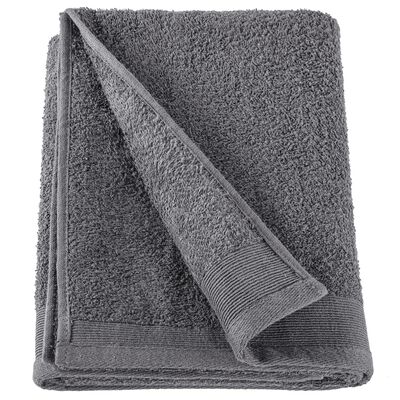 vidaXL 12 Piece Towel Set Cotton 450 gsm Anthracite
