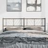 vidaXL Metal Replace Headboard Black 150 cm