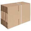 vidaXL Folding Box 50 pcs Natural 20 x 15 x 10 cm Cardboard