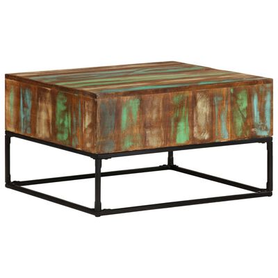 vidaXL Coffee Table 68x68x41 cm Solid Reclaimed Wood