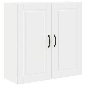 vidaXL Wall Cabinet PORTO White 80 x 31 x 80 cm Engineered Wood