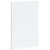 vidaXL Dishwasher Panel Porto White 45x1,5x67 cm Engineered Wood