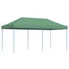 vidaXL Party Tent Folding Green 292 x 580 x 315 cm Oxford Fabric