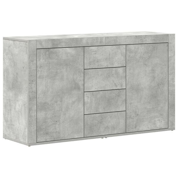 vidaXL Sideboard Concrete Grey 120 x 36 x 69 cm Engineered Wood