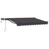 vidaXL Anthracite 2.5 x 2 m Polyester with PU coating