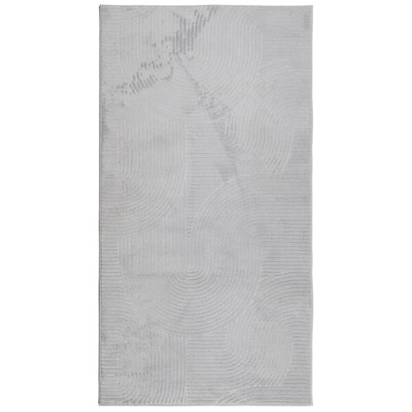 vidaXL Rug IZA Short Pile Scandinavian Look Grey 80x150 cm