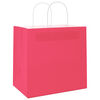 vidaXL Paper Bags 250 pcs with Handles Pink 54x15x49 cm