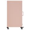 vidaXL Sideboard Pink 36x39x72 cm Steel