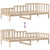 vidaXL Daybed with Drawers without Mattress 80x200 cm Solid Wood