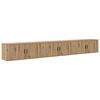 vidaXL Wall-mounted TV Cabinet Set Artisan Oak Engineered Wood