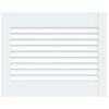 vidaXL Cabinet Door Louvred Design White 39,5x49,4 cm Solid Wood Pine