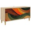 vidaXL TV Cabinet BONN 102 x 33 x 50 cm Sonoma Engineered Wood