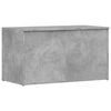 vidaXL Storage Chest Concrete Grey 84x42x46 cm Engineered Wood