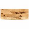 vidaXL Table Top 70x40x2,5 cm Live Edge Solid Wood Rough Mango