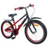 vidaXL Kids Bike 20'' for 6-11 Years Old Red Black