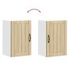 vidaXL Kitchen Wall Cabinet Lucca Sonoma Oak Engineered Wood
