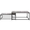 vidaXL Nesting Coffee Tables 2 pcs Grey Sonoma Engineered Wood
