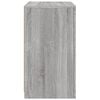vidaXL Side Cabinet with LED Lights Grey Sonoma Engineered Wood