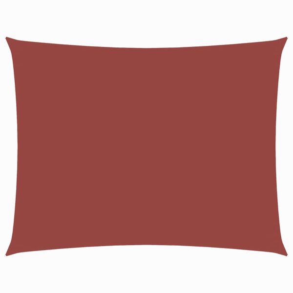 vidaXL Sunshade Sail Oxford Fabric Rectangular 2.5x4.5 m Terracotta