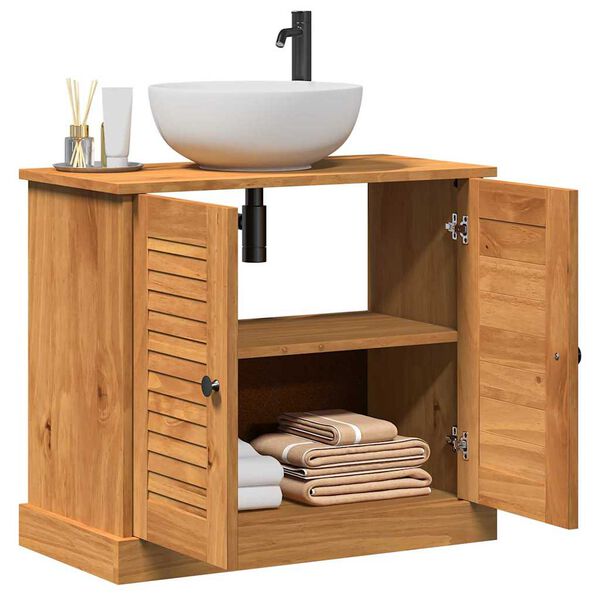 vidaXL Sink cabinet VIGO Brown and Honey Brown 68 x 34 x 59 cm