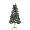 vidaXL Artificial Pre-lit Christmas Tree with Ball Set Pine Cones 150 cm