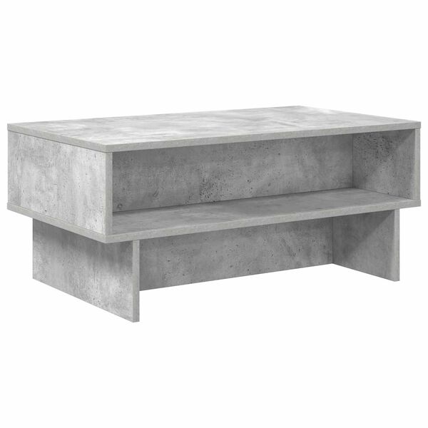 vidaXL Coffee Table Concrete Grey 80 x 46 x 35 cm Engineered Wood