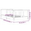 vidaXL Kids Bed Frame 70x140 cm Solid Wood Pine