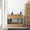 vidaXL Umbrella Stand Artisan Oak 65 x 24 x 50 cm Engineered Wood