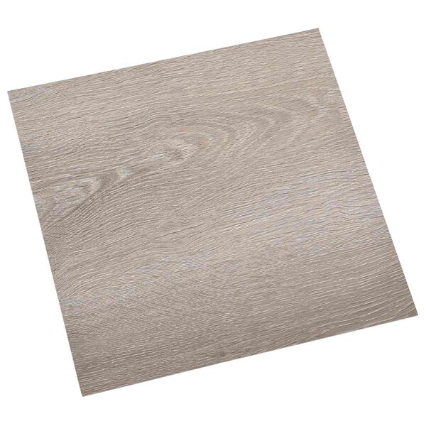 vidaXL Flooring Planks 55 pcs Taupe 5.11 m&sup2; PVC