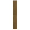 vidaXL Book Cabinet/Room Divider Honey Brown Solid Pinewood
