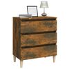 vidaXL Sideboard Smoked Oak 60x35x69 cm Engineered Wood