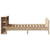 vidaXL Bookcase Bed without Mattress 75x190cm Small Single Solid Wood Pine