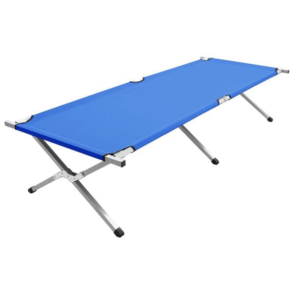 vidaXL Camping Bed 210x80x48 cm XXL Blue
