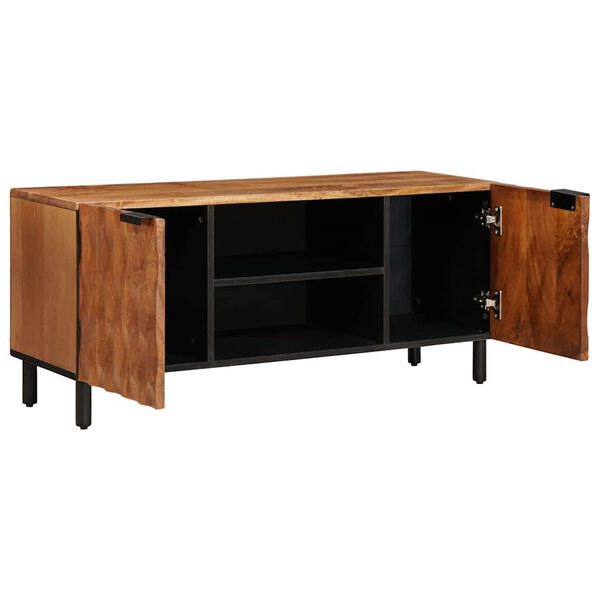 vidaXL TV Cabinet with Shelf Acacia Brown Finish 105 x 33 x 46 cm