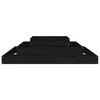 vidaXL Planter Black 110x110x27 cm Solid Wood Pine