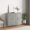 vidaXL Sideboard Grey Sonoma 90x34x80 cm Engineered Wood