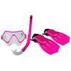 Waimea Junior Diving Set with Mask/Snorkel/Fins 34-38 Pink/Black 88DS
