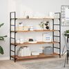 vidaXL Floating Shelves 3 pcs 120x40x2 cm Oil Finished Solid Wood Acacia