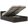 vidaXL Hydraulic Storage Bed Frame without Mattress Grey 120x200 cm