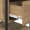 vidaXL Bedside Cabinet with Drawer 2 pcs Artisan Oak 40 x 42 x 56 cm